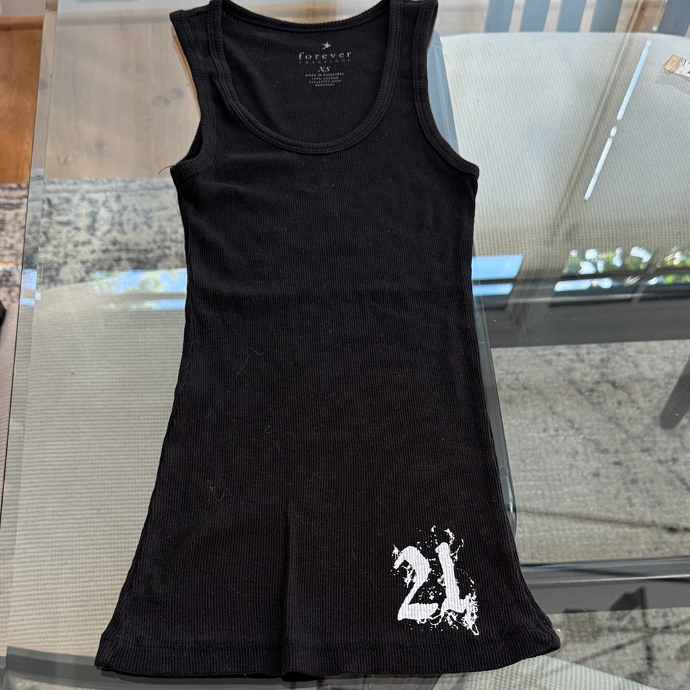 Forever 21 Women’s Black Tank Top